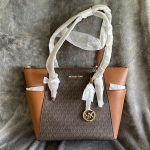 Michael Kors Charlotte Tote Shoulder Bag